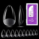 Soft Gel Nail Tips for DIY: 240Pcs 10Size Full Cover Set for All Nails