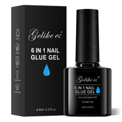 Gelike Gel Nail Glue for Press Ons - Strong UV Nail Glue for Nail Tips
