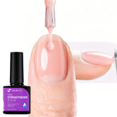 Gelike EC 6-in-1 Jelly Gel Nail Glue: Marshmallow Kiss UV Rubber Base Gel for Apex Building – Extra Strong Adhesive for Press On & Acrylic Nail Tips for Home DIY Girls Gift