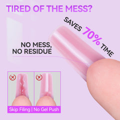 Gelike EC Sandwich Dual Nail Forms: Save 70% Times for Reusable Extensions