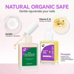 Gelike EC Nail Rescue Kit DIY: Apricot Tropical Scented Nail Care at Home