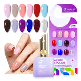 gelike ec Gel Nail Polish Set: 16ML 12 Colors Kit HEMA & TPO Free
