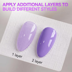 gelike ec Gel Nail Polish Lavender:Long Lasting for Women Nail Tips 16ml