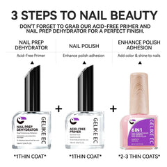 Nail Strengthener Protein for Damaged Nails: 6 in 1 Nail Hardener for Women