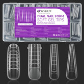 Gelike ec Poly Gel Nail Forms,4Style Easy Dual Forms for Nail Extension