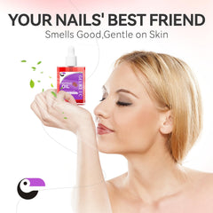 Gelike EC Nail Cuticle Oil - Rose Scent Organic Nail Moisturizing With Natural Jojoba Vitamin B & E for Nail Bed & Damaged Nails Repair Treatment- Cuticle Cream for Nail Growth and Strength(15ml)