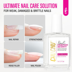 Nail Repair for Women: 8 in 1 Clear Nail Hardener Strengthener Extra