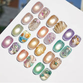 Cat Eye Gel Nail Polish Set: Highly Pigmented Color with 1-Coat Coverage