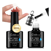 Gelike EC UV Nail Glue Gel: 32ML Strong Glue Nail for Press On Nails Tips