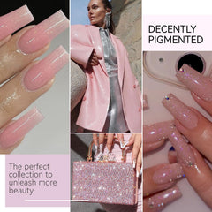 gelike ec Gel Nail Polish Pink:Long Lasting for Women Nail Tips 16ml