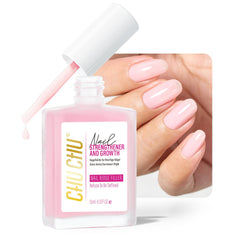 Nail Repair for Women: 8 in 1 Sheer Pink Nail Hardener Strengthener