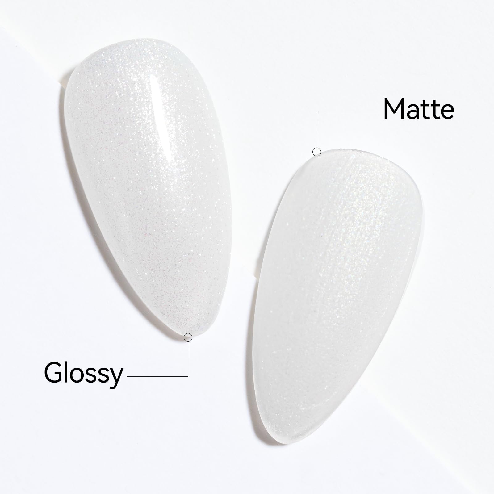 gelike ec Gel Nail Polish Silver:Long Lasting for Women Nail Tips 17ml