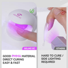 Gelike ec Poly Gel Nail Forms,4Style Easy Dual Forms for Nail Extension