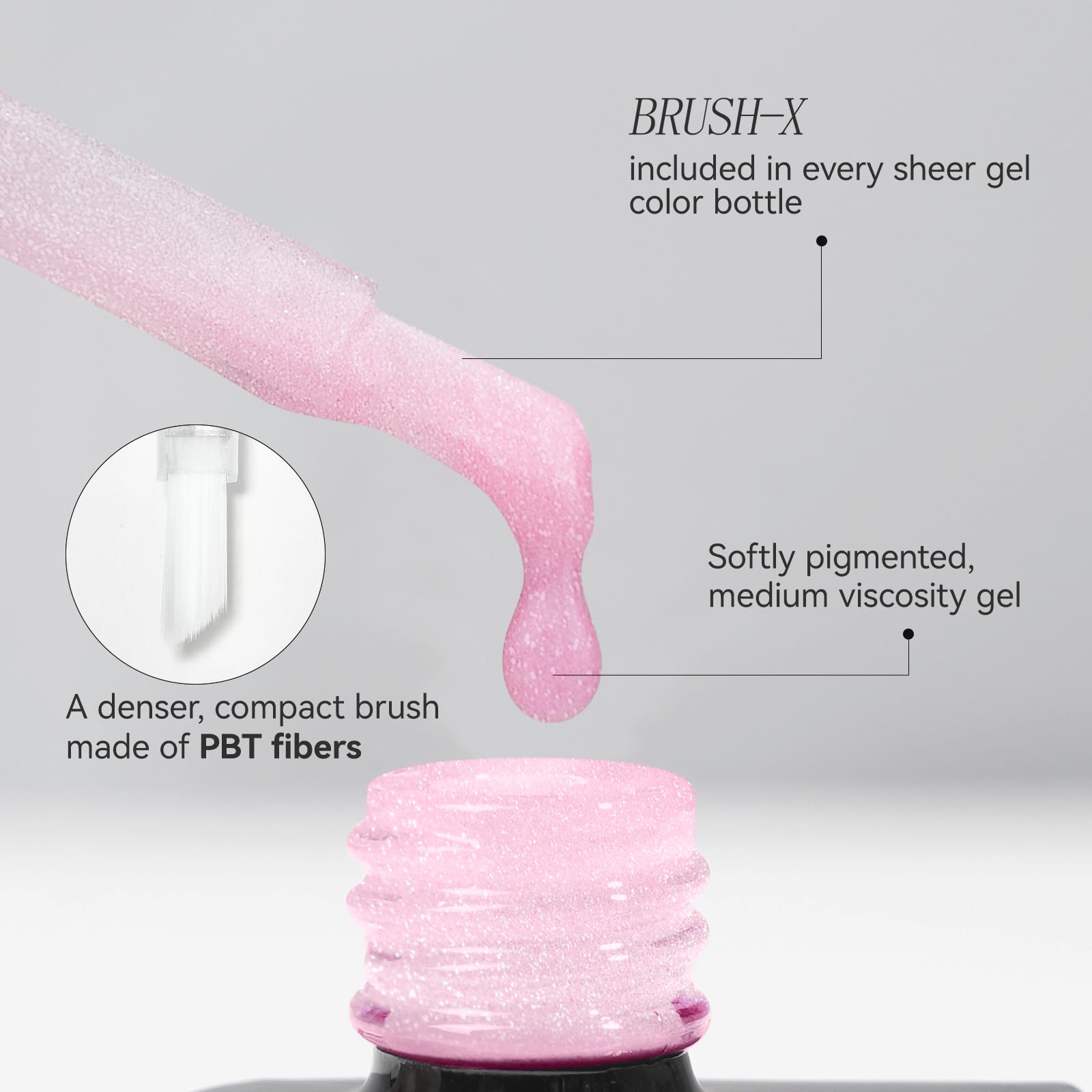gelike ec Gel Nail Polish Pink:Long Lasting for Women Nail Tips 16ml
