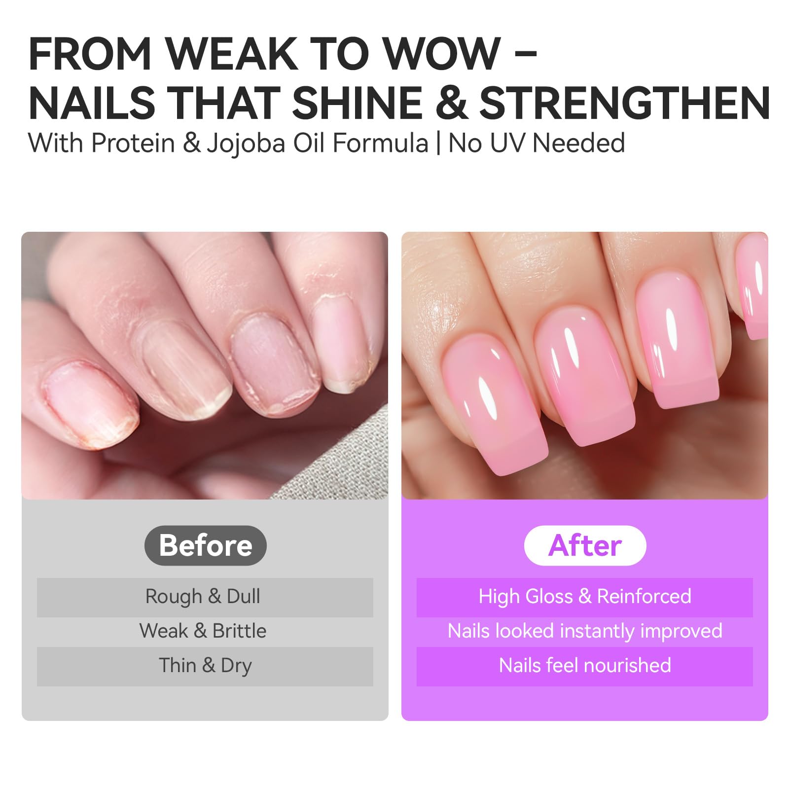 Nail Ridge Filler and Strengthener Polish:Long Last Repair for Weak Nail