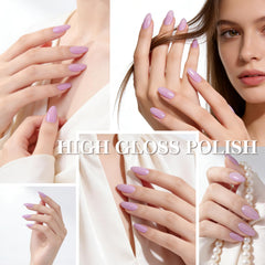 gelike ec Gel Nail Polish Lavender:Long Lasting for Women Nail Tips 16ml