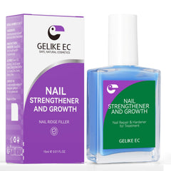 Gelike EC Nail Strengthener and Growth Polish:Long Last Repair Thin Nails
