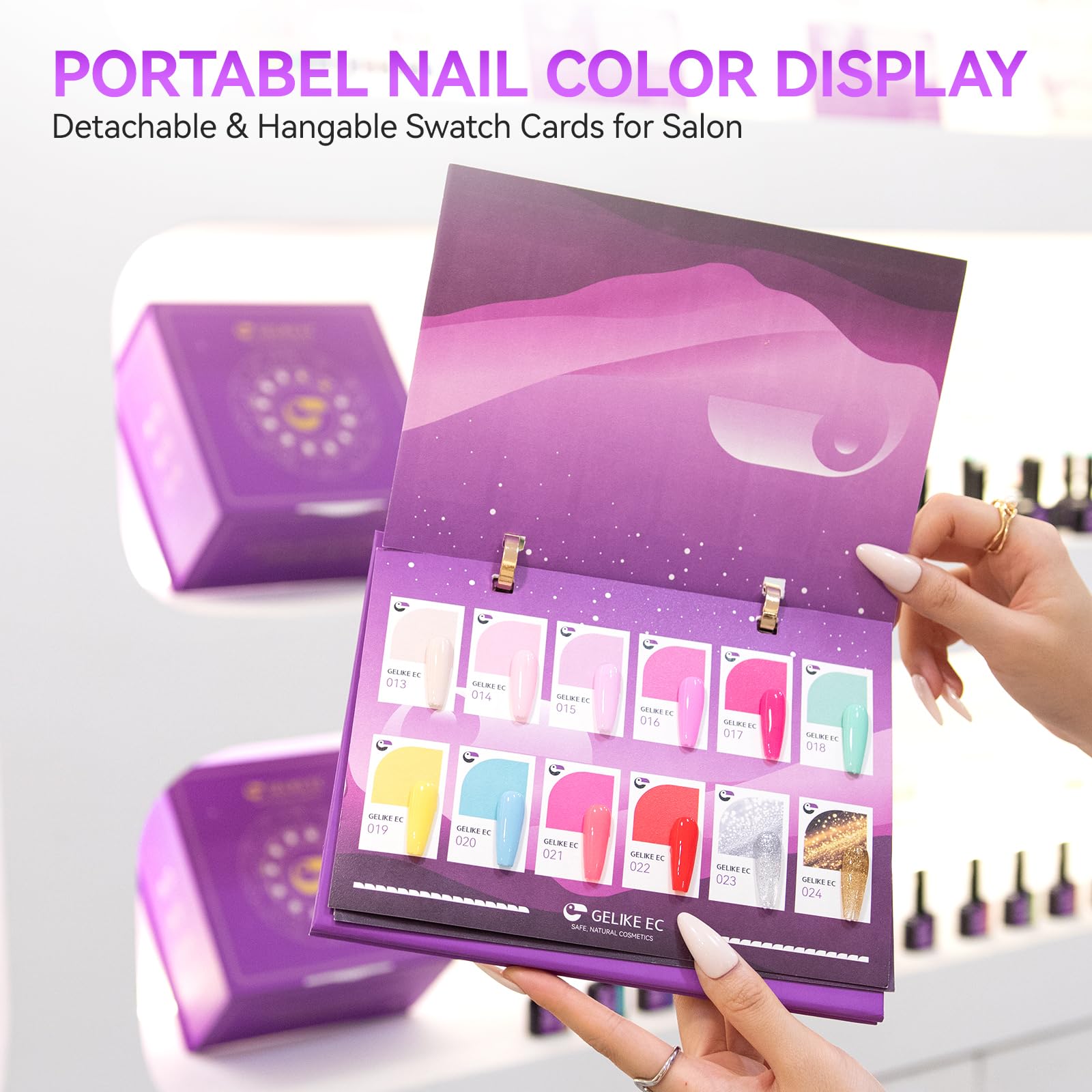 gelike ec Pro Gel Polish for Salon: 36 Colors Highly Pigmented Set
