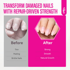 Nail Repair for Women: 8 in 1 Clear Nail Hardener Strengthener Extra