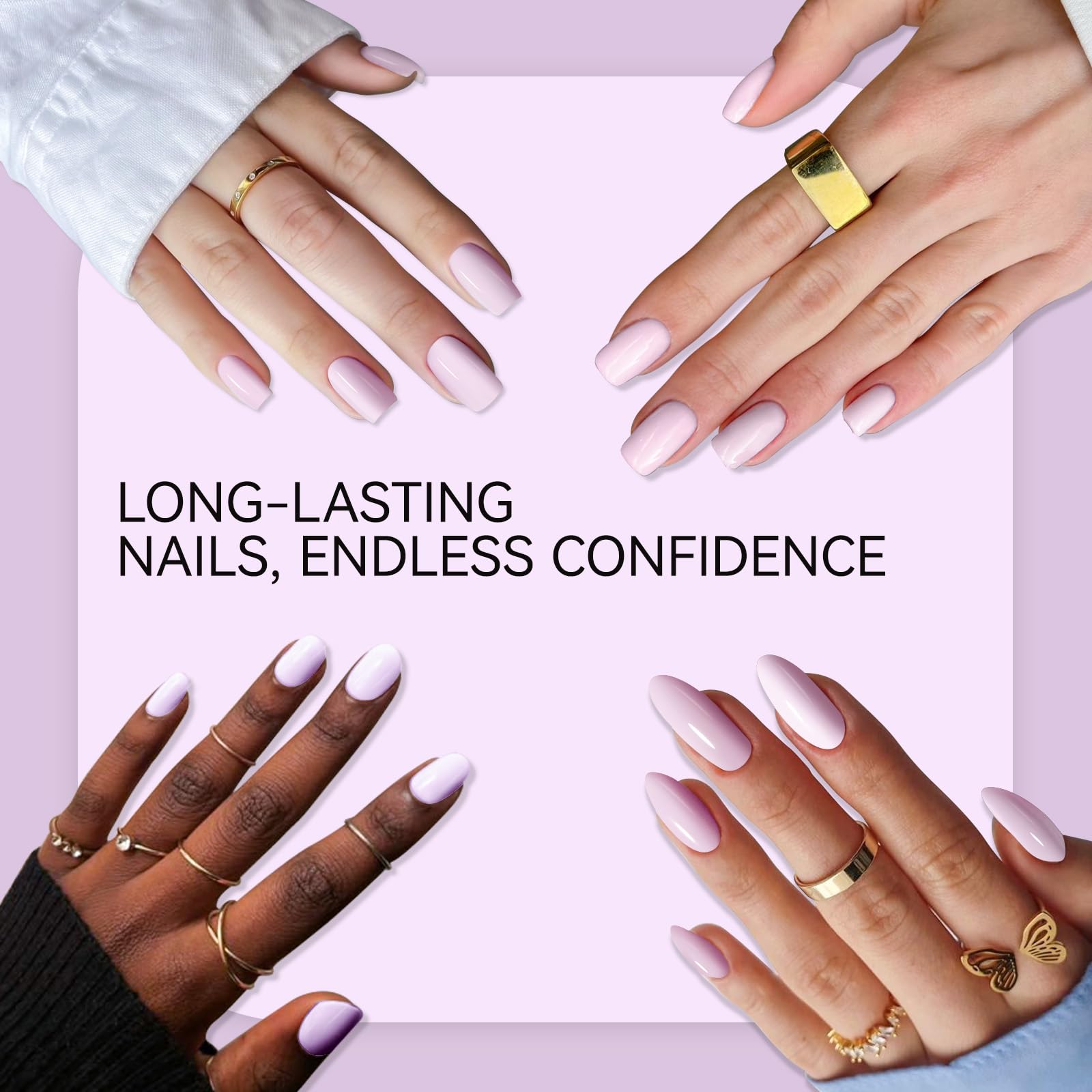 gelike ec Gel Nail Polish Purple: Long Lasting for Women Nail Tips 16ml