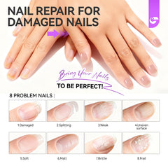 Nail Strengthener and Growth for Damaged Nails: Quick Dry for Weak Nails