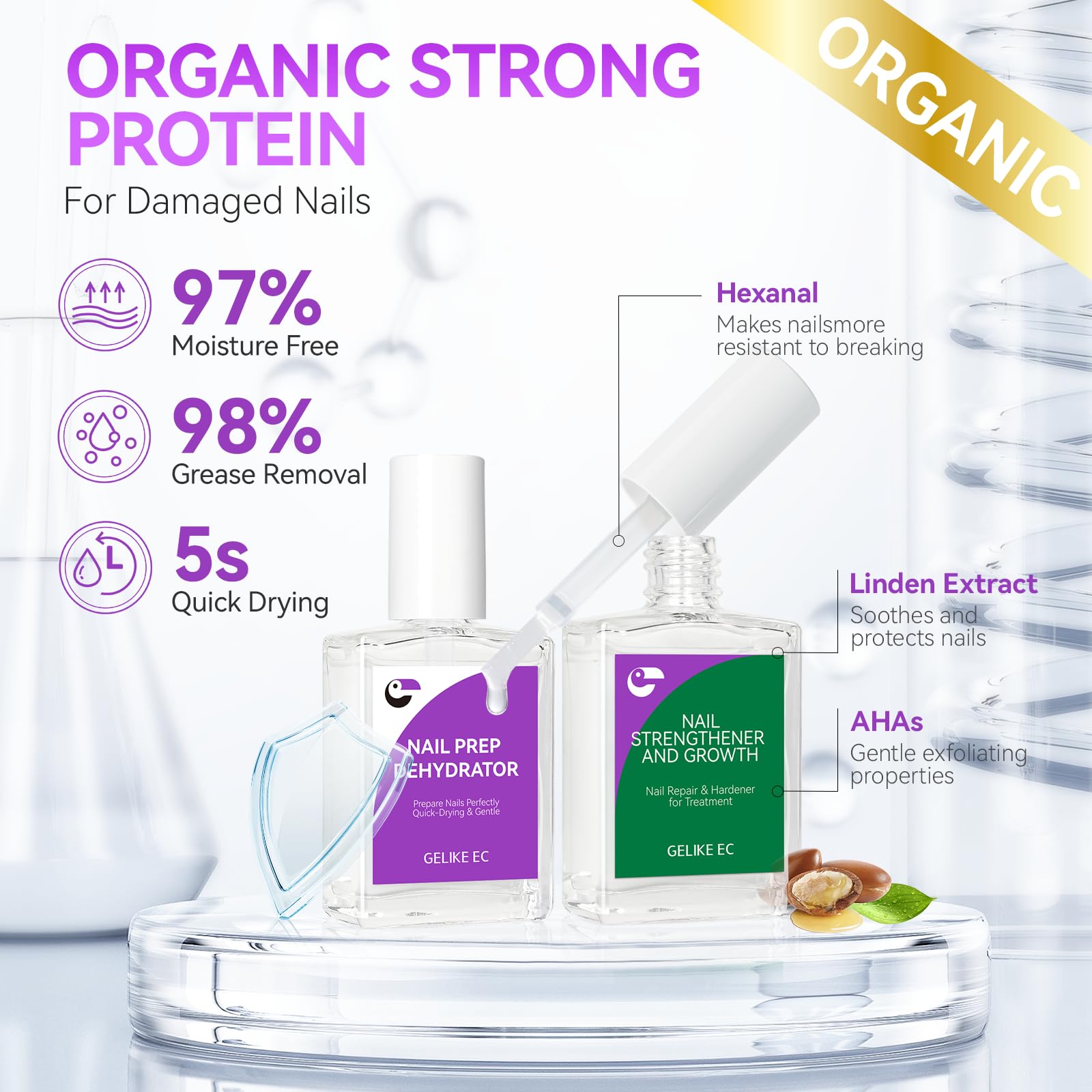 Nail Growth Treatment and Dehydrator Kit: Long Last Repair for Weak Nails