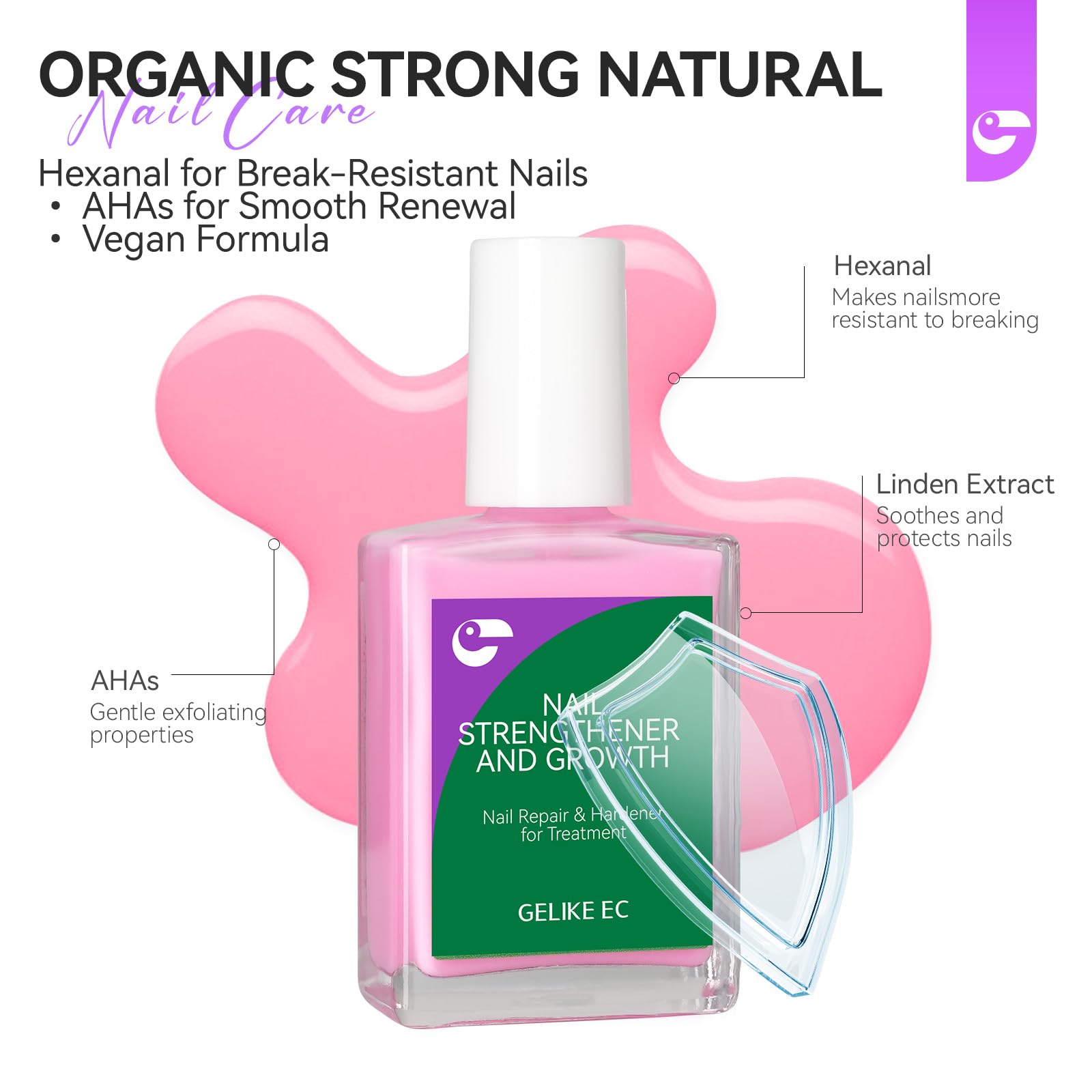 Nail Ridge Filler and Strengthener Polish:Long Last Repair for Weak Nail
