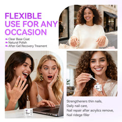 Nail Strengthener and Hardener Polish:Long Last Repair for Damaged Nails
