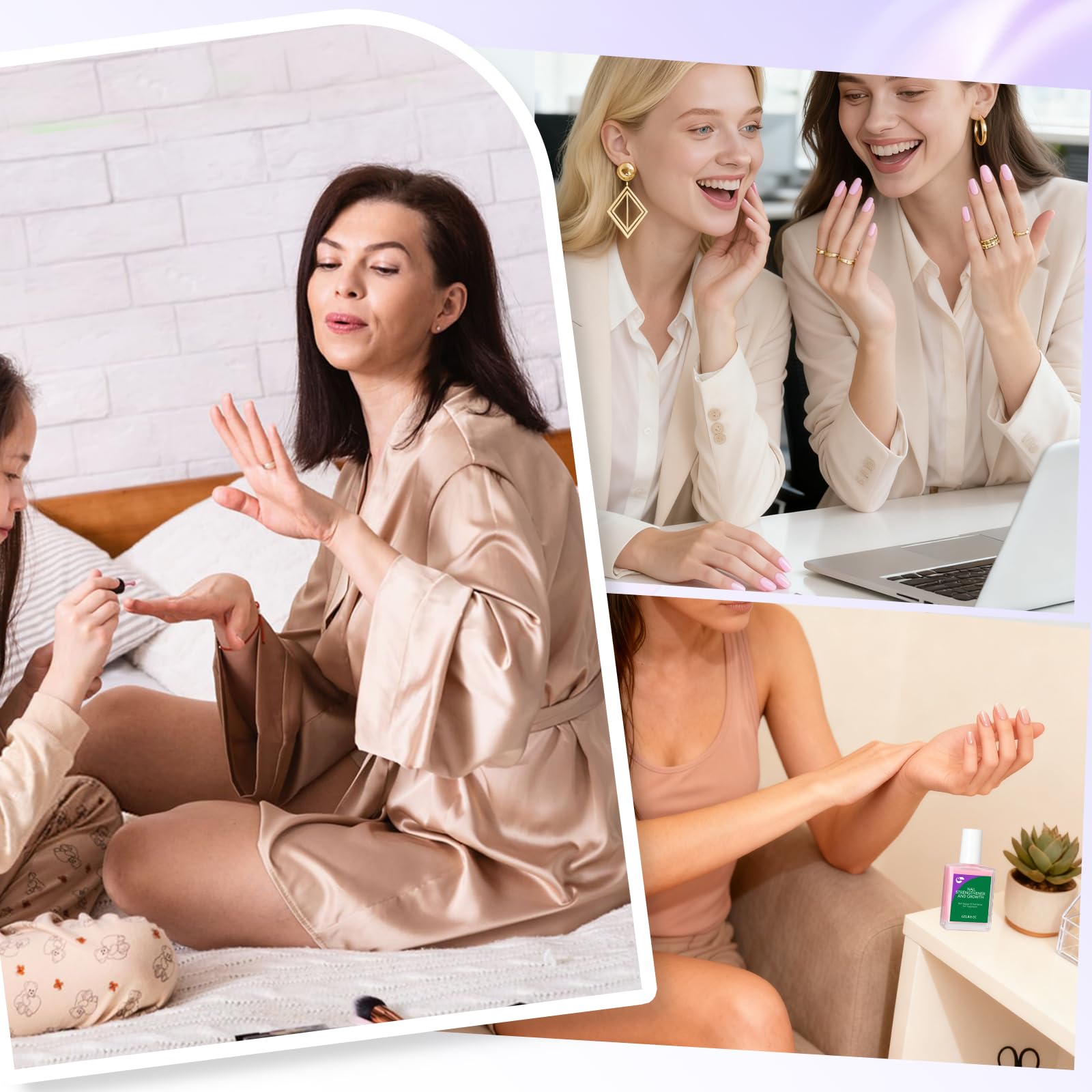 Nail Strengthener and Growth for Damaged Nails: Quick Dry for Weak Nails