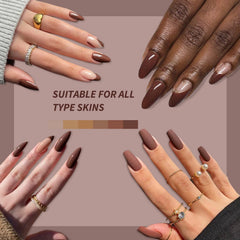 gelike ec Brown Gel Nail Polish Set: Nude Brown 2025 Gel Polish Colors Neutral Nail Polish Kit Soak Off Gel Polish Nail Art DIY Gift for Girls Women
