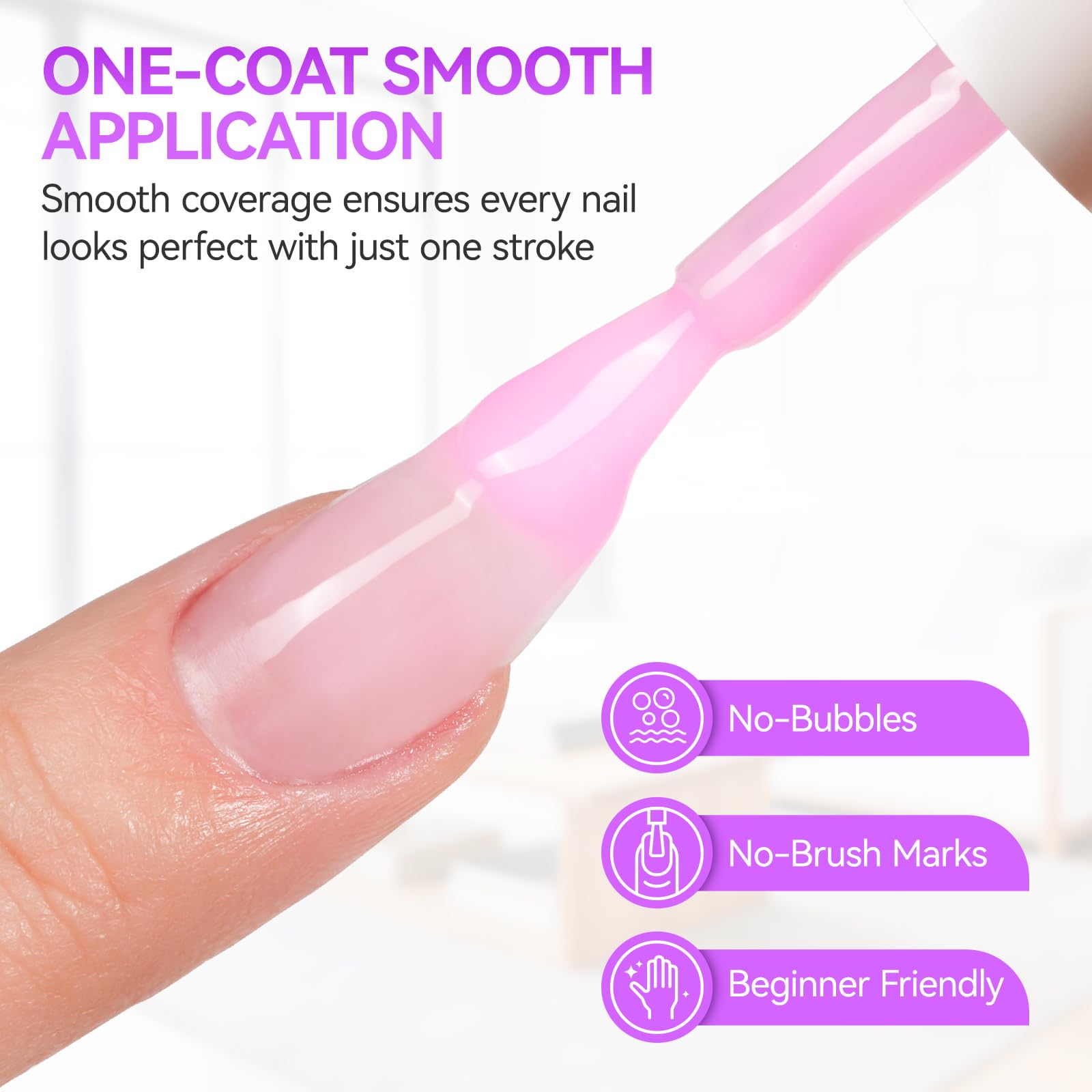gelike ec Gel Nail Polish Set: HEMA & TPO Free Hypoallergenic Formula Professional Soak Off UV LED Gel Polish for Natural & Fake Nails (10 Gel Colors Jelly set)