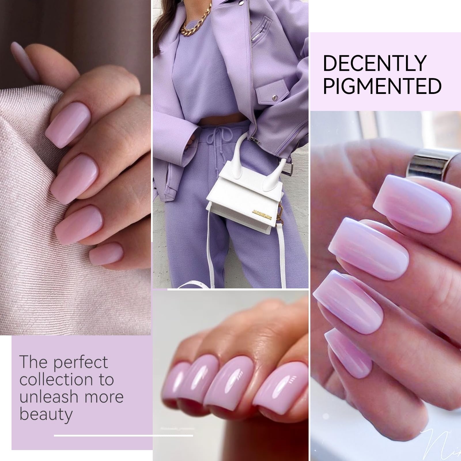 gelike ec Gel Nail Polish Purple: Long Lasting for Women Nail Tips 16ml
