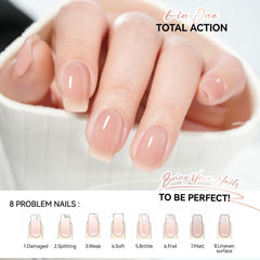 Protein Nail Strengthener and Growth Polish: Nail Hardener for Weak Nails