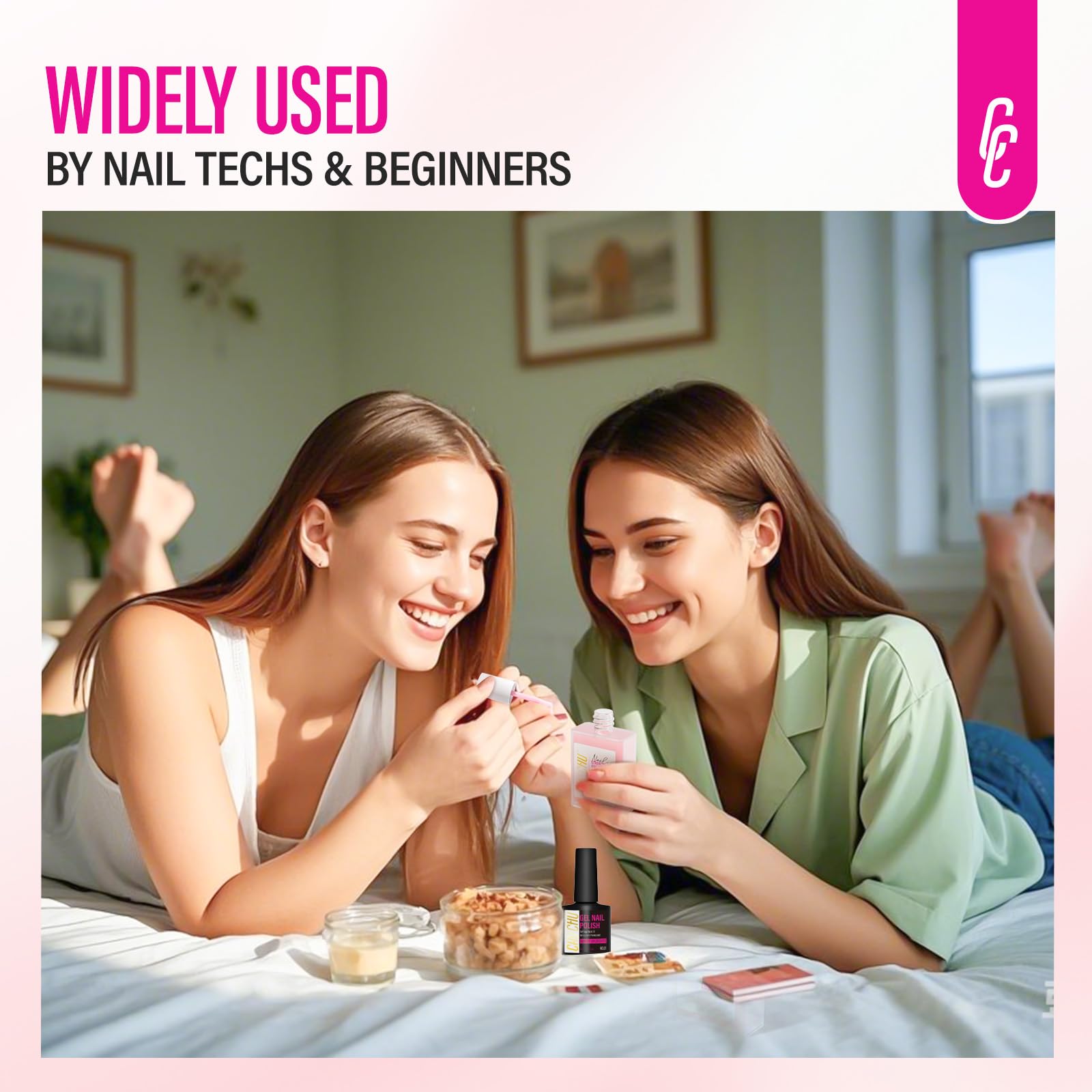 Nail Repair for Women: 8 in 1 Dusty Peach Nail Hardener Strengthener