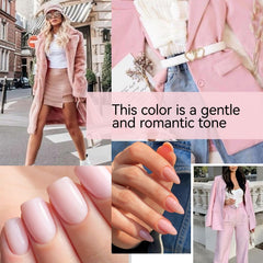 gelike ec Gel Nail Polish Pale Pink: Long Lasting for Women Nail Tips 16ml