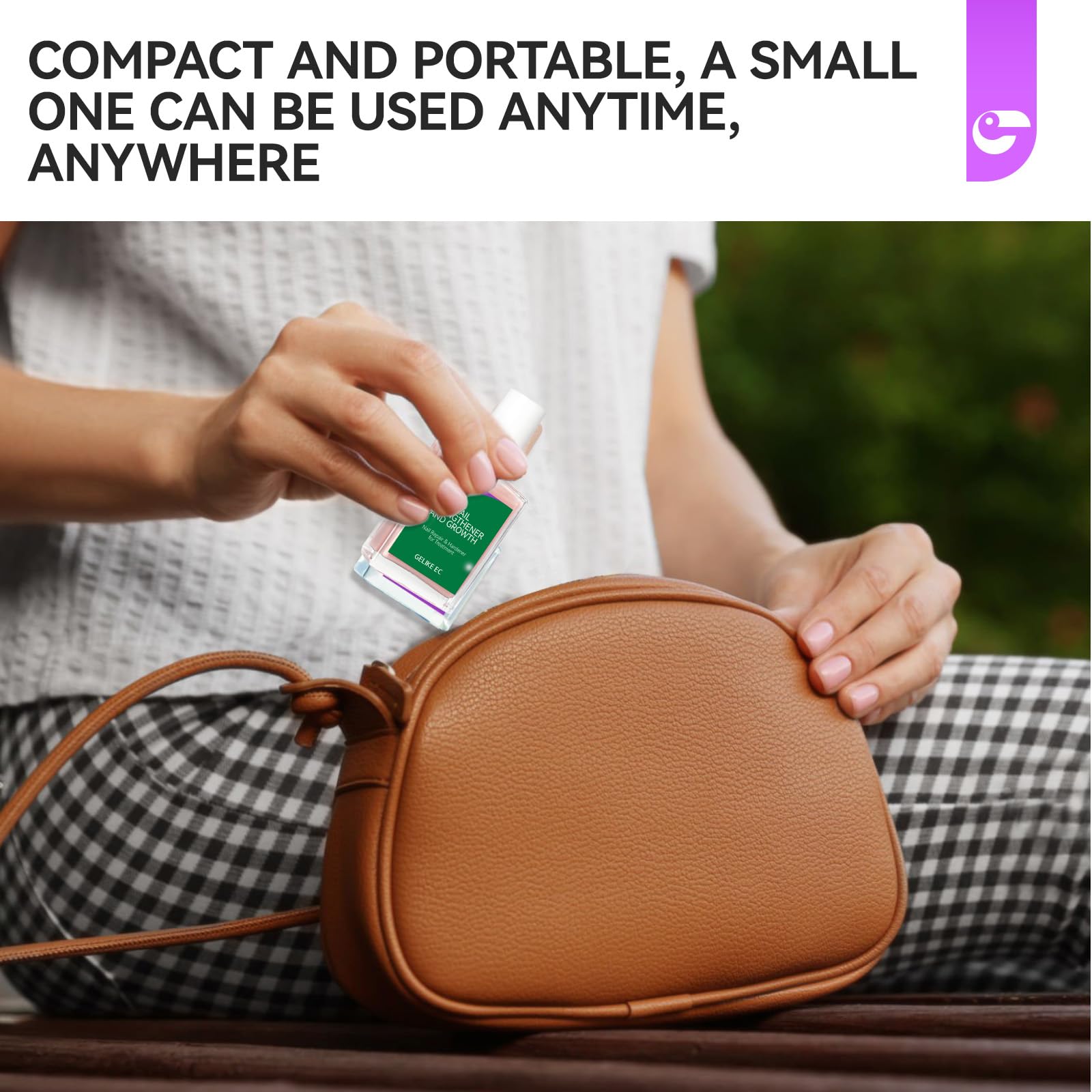 Protein Nail Strengthener and Growth Polish: Nail Hardener for Weak Nails