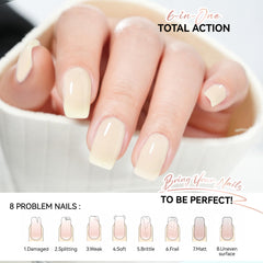 gelike ec Nail Hardener and Strengthener Polish:Ridge Filler for Weak Nails