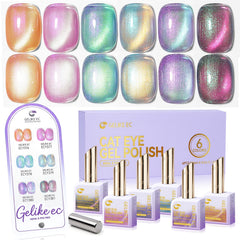 gelike ec Cat Eye Gel Nail Polish 6colors vine2