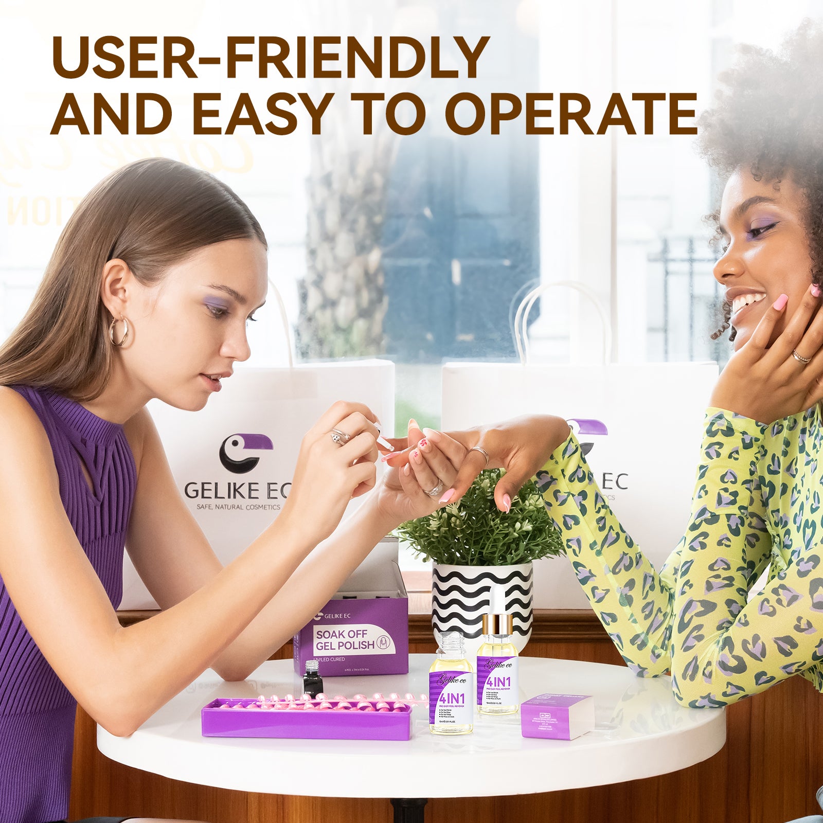EC Nail Polish Remover Oil Gentle Removal of Gel Nail Strips & Press-ons